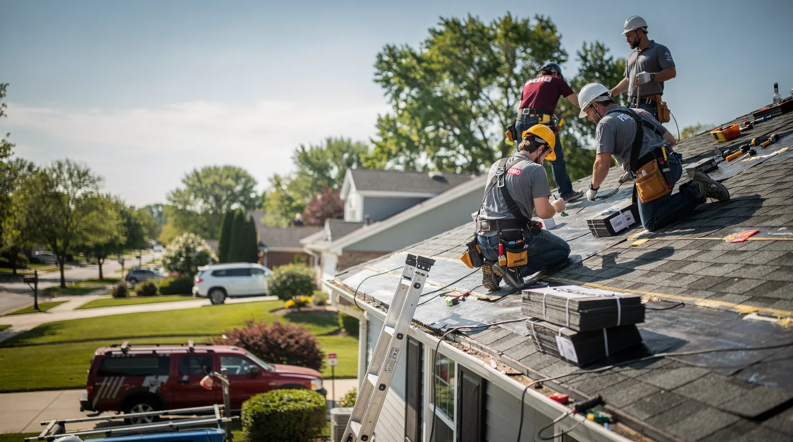 Roof Repair in Dekalb, IL around you